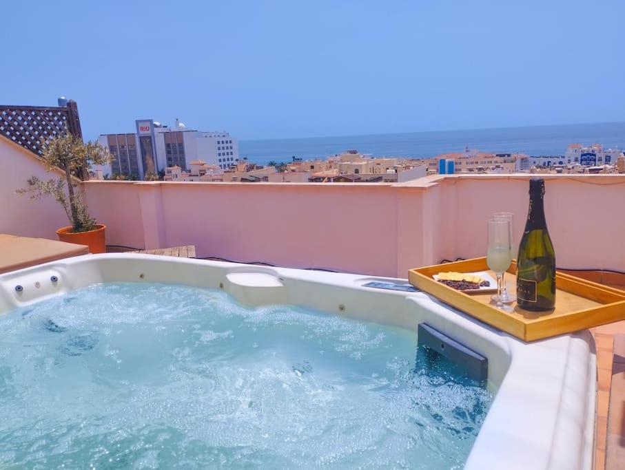 Penthouse With Jacuzzi And Spectacular Sea Views Nerja Exterior foto