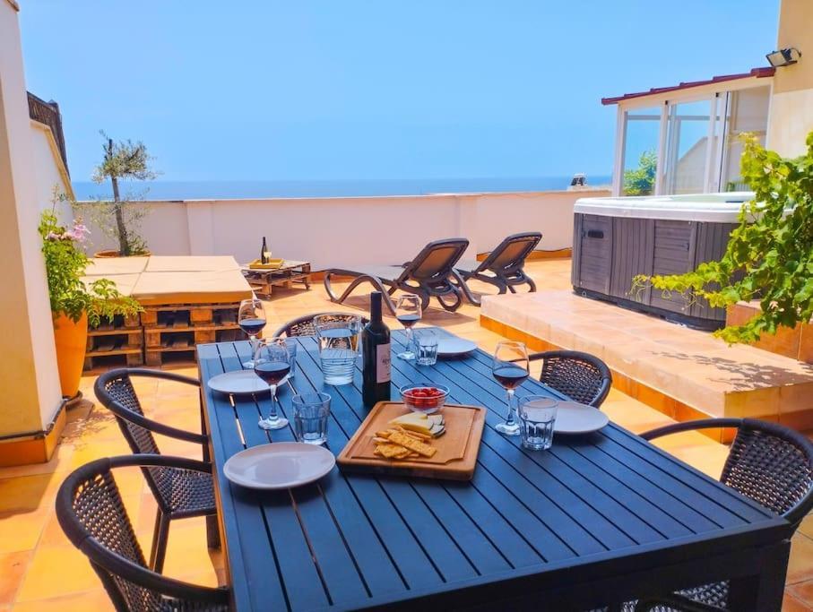 Penthouse With Jacuzzi And Spectacular Sea Views Nerja Exterior foto