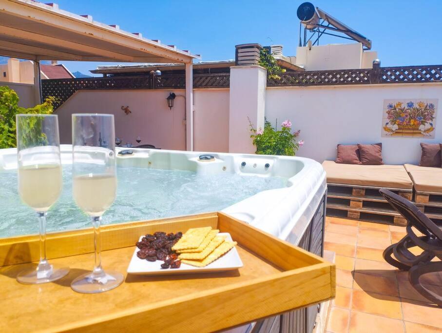 Penthouse With Jacuzzi And Spectacular Sea Views Nerja Exterior foto