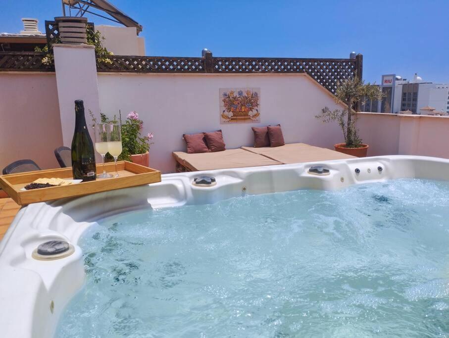 Penthouse With Jacuzzi And Spectacular Sea Views Nerja Exterior foto