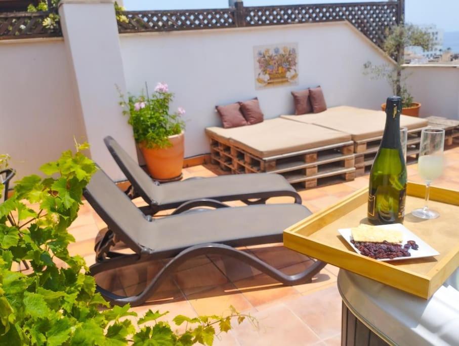 Penthouse With Jacuzzi And Spectacular Sea Views Nerja Exterior foto
